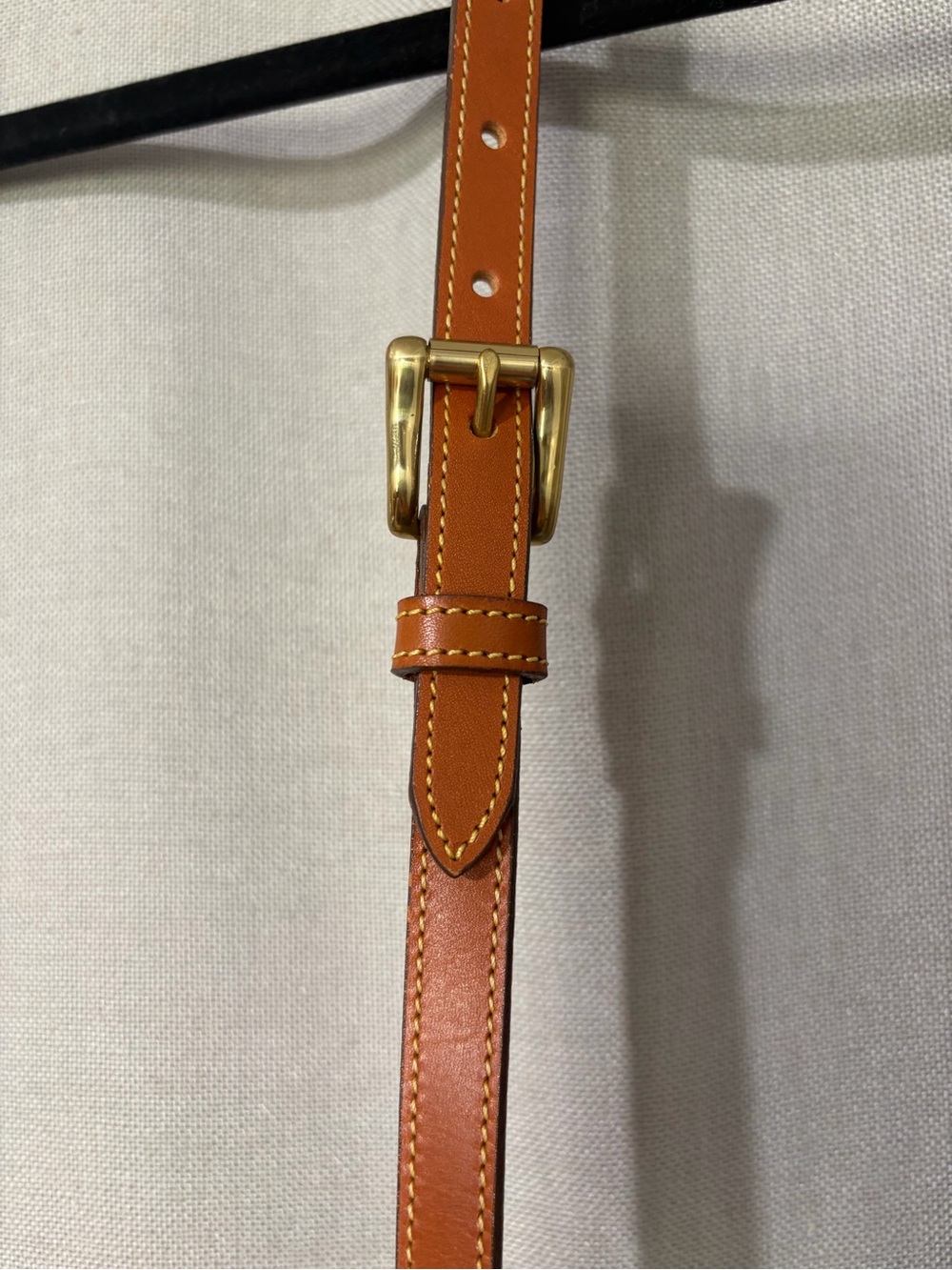 Dooney & Bourke Forest Green and Tan Leather Crossbody - Picture 5 of 7